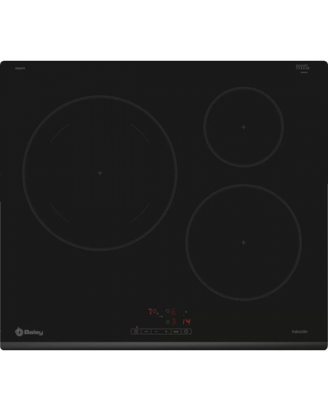 ENCIMERA BALAY 3EB865FR 3FUEGOS INDUCCIÓN ENCIMERA BALAY 3EB865FR 3FUEGOS INDUCCIÓN